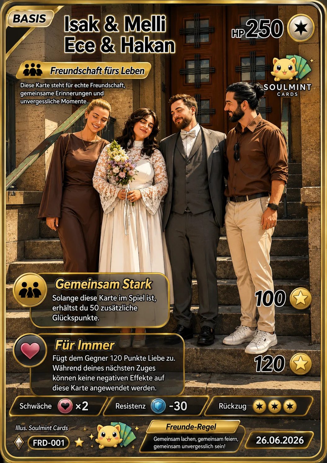 Friends Edition Kartendesign