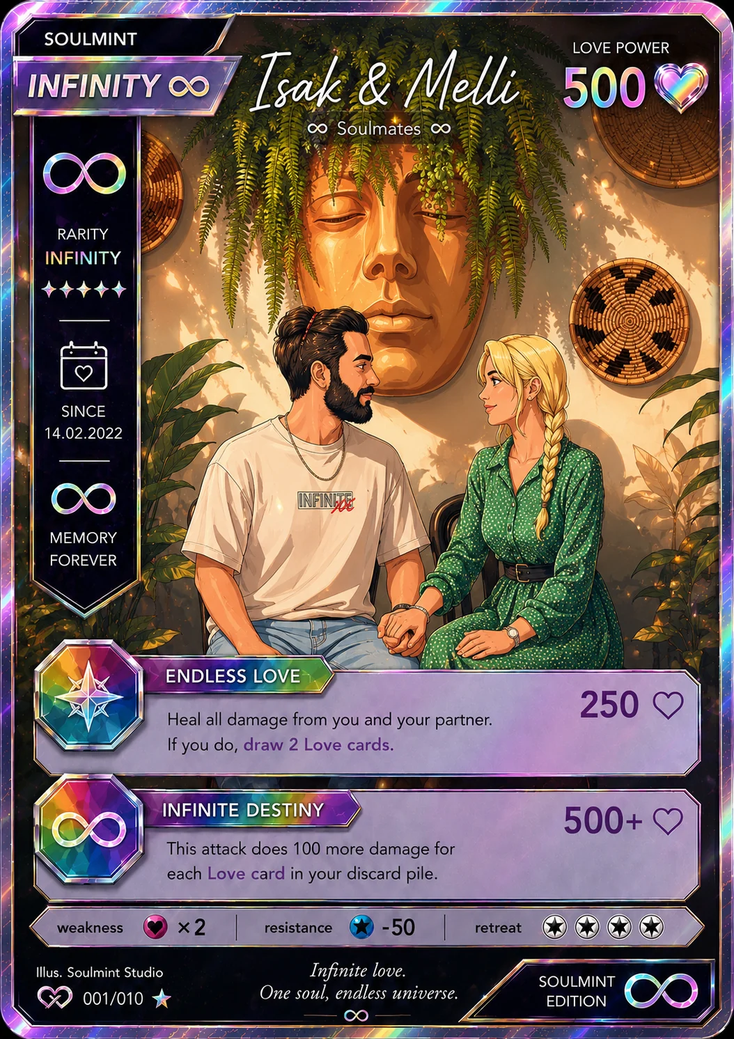 Infinity Seelenpartner Karte